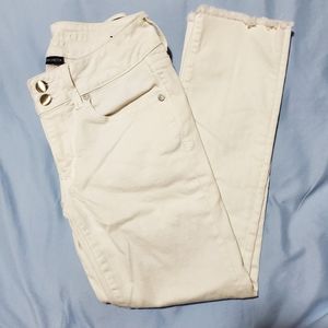 White Artist Crop American Eagle Super Stretch